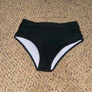 ugh waisted green bikini bottoms